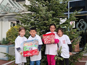 Geschenke im Schuhkarton